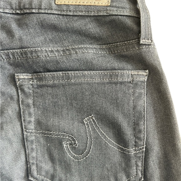 Ag Adriano Goldschmied Gray Straight Leg Jeans - Picture 12 of 13